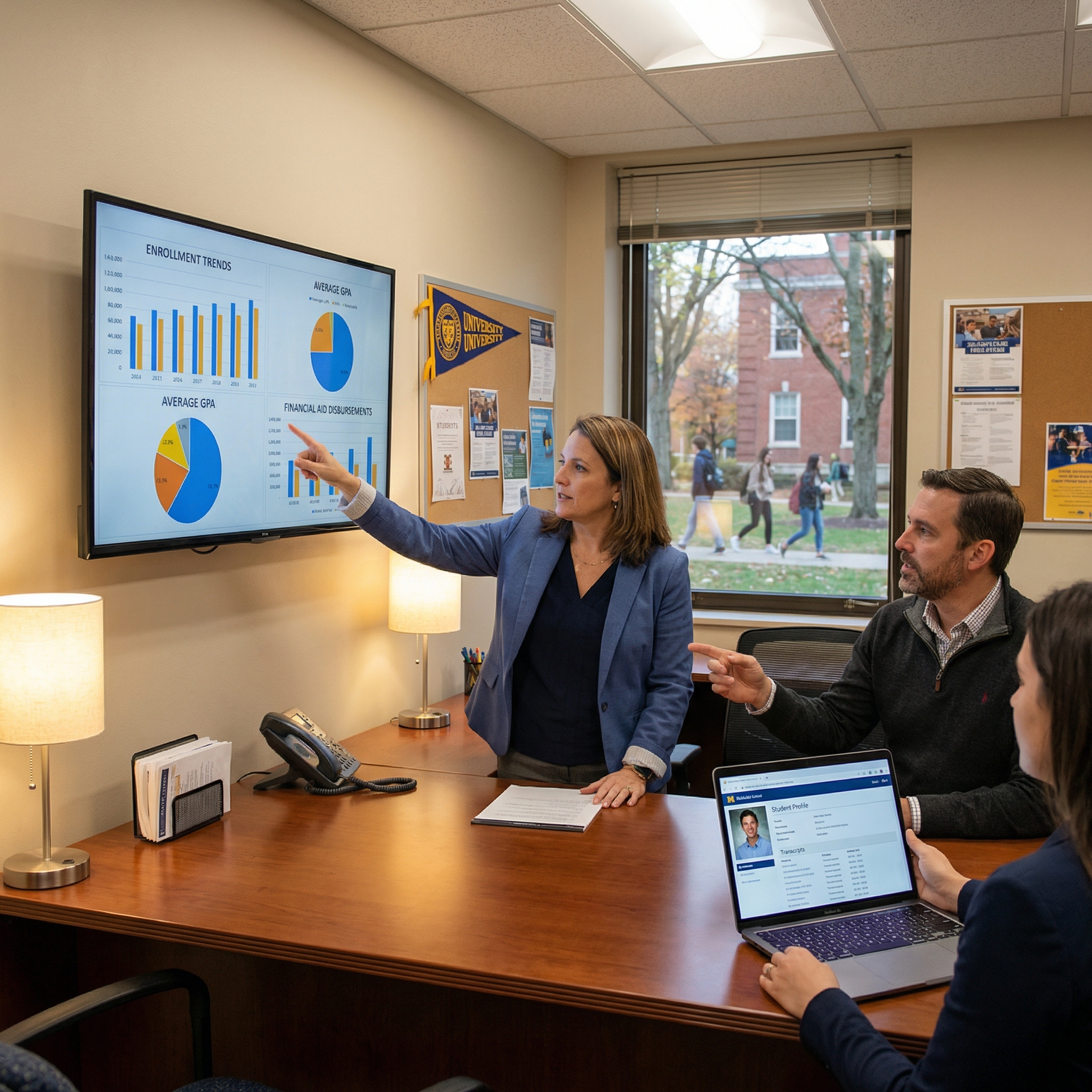 Student reporting and analytics dashboard in Maestro SIS
