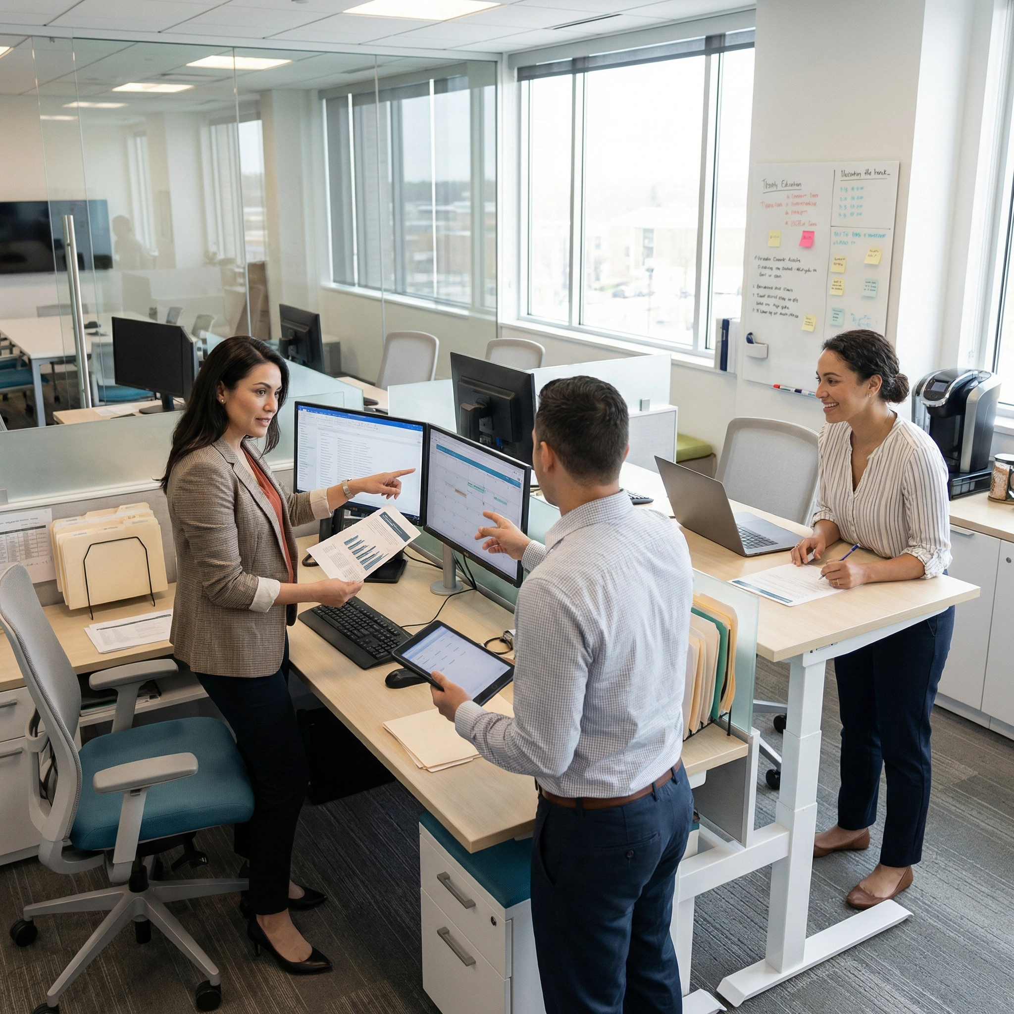 Administrative operations dashboard for school administration software